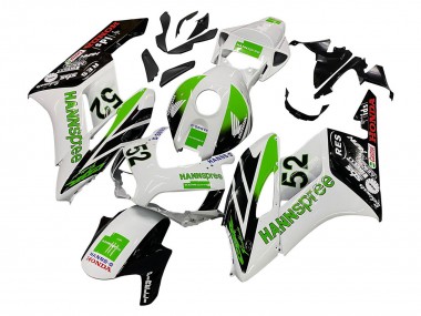 Affordable 2004-2005 Honda CBR1000RR Motorcycle Fairings - White Green Glossy Black Hannspree 52 Australia