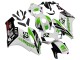 2004-2005 Honda CBR1000RR Motorcycle Fairings - White Green Glossy Black Hannspree 52 Australia