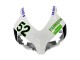 2004-2005 Honda CBR1000RR Motorcycle Fairings - White Green Glossy Black Hannspree 52 Australia
