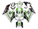 2004-2005 Honda CBR1000RR Motorcycle Fairings - White Green Glossy Black Hannspree 52 Australia