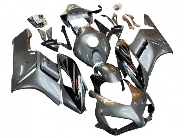 2004-2005 Honda CBR1000RR Motorcycle Fairing - Silver Glossy Black Australia