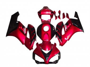 Affordable 2004-2005 Honda CBR1000RR Motorcycle Fairings - Red Glossy Black Stripe Australia