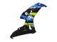 2006-2007 Honda CBR1000RR Motorcycle Fairings - Blue Fluorescent Green Glossy Black Shark 46 Australia