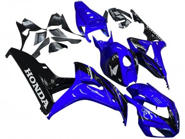 Affordable 2006-2007 Honda CBR1000RR Motorcycle Fairings - Blue Glossy Black Australia