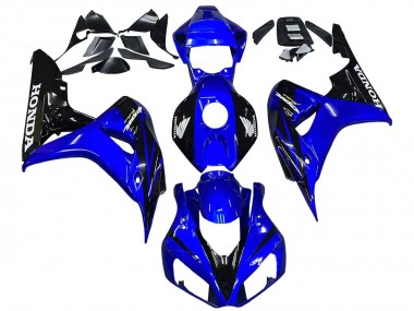 Affordable 2006-2007 Honda CBR1000RR Motorcycle Fairings - Blue Glossy Black Australia