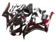 2006-2007 Honda CBR1000RR Motorcycle Fairing - Glossy Black Red Flame Australia