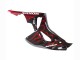 2006-2007 Honda CBR1000RR Motorcycle Fairing - Glossy Black Red Flame Australia