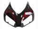 2006-2007 Honda CBR1000RR Motorcycle Fairing - Glossy Black Red Flame Australia