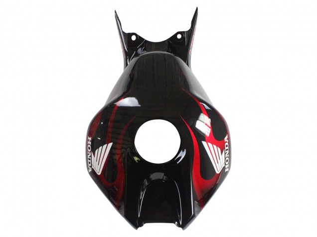 2006-2007 Honda CBR1000RR Motorcycle Fairings - Glossy Black Yellow Red Flame Australia