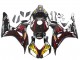 2006-2007 Honda CBR1000RR Motorcycle Fairings - Glossy Black Yellow Red Flame Australia