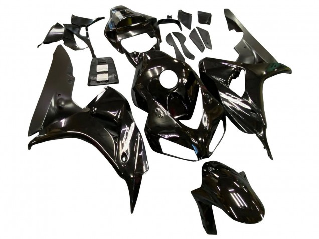 2006-2007 Honda CBR1000RR Motorcycle Fairings - Glossy Black Matte Black Australia