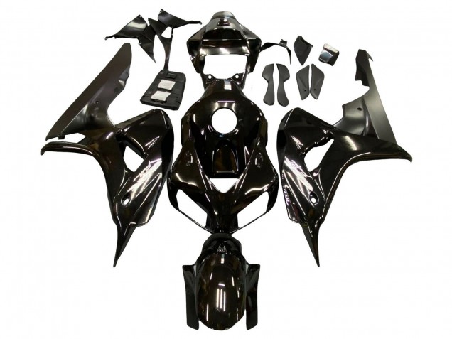 2006-2007 Honda CBR1000RR Motorcycle Fairings - Glossy Black Matte Black Australia