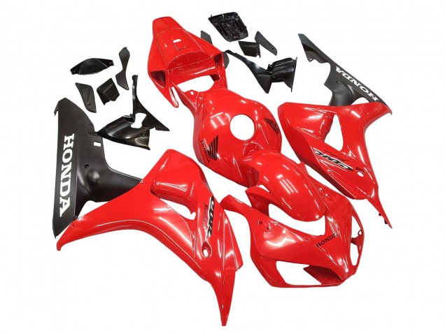 2006-2007 Honda CBR1000RR Motorcycle Fairings - Red Matte Black Australia