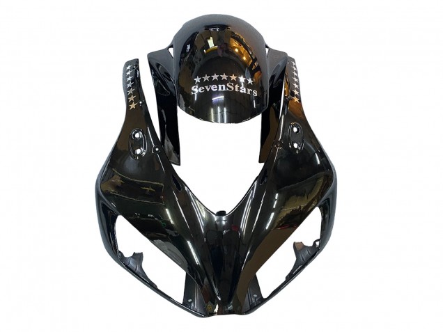 2006-2007 Honda CBR1000RR Motorcycle Fairings - Glossy Black Gold SevenStars Australia