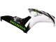 2006-2007 Honda CBR1000RR Motorcycle Fairing - White Green Glossy Black Australia