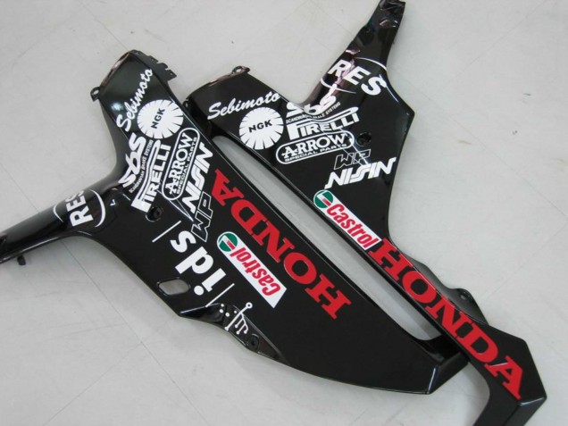 2006-2007 Honda CBR1000RR Motorcycle Fairings - White Green Glossy Black Hannspree 52 Australia