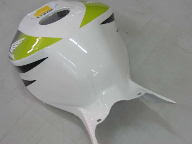 2006-2007 Honda CBR1000RR Motorcycle Fairings - White Green Glossy Black Hannspree 52 Australia