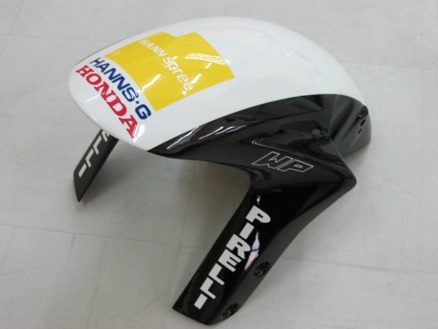2006-2007 Honda CBR1000RR Motorcycle Fairings - White Green Glossy Black Hannspree 52 Australia