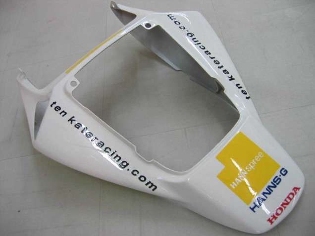 2006-2007 Honda CBR1000RR Motorcycle Fairings - White Green Glossy Black Hannspree 52 Australia