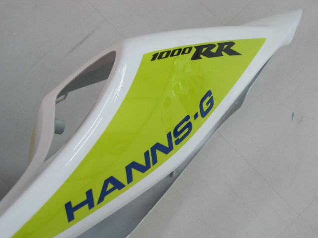 2006-2007 Honda CBR1000RR Motorcycle Fairings - White Green Glossy Black Hannspree 52 Australia