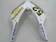 2006-2007 Honda CBR1000RR Motorcycle Fairings - White Green Glossy Black Hannspree 52 Australia