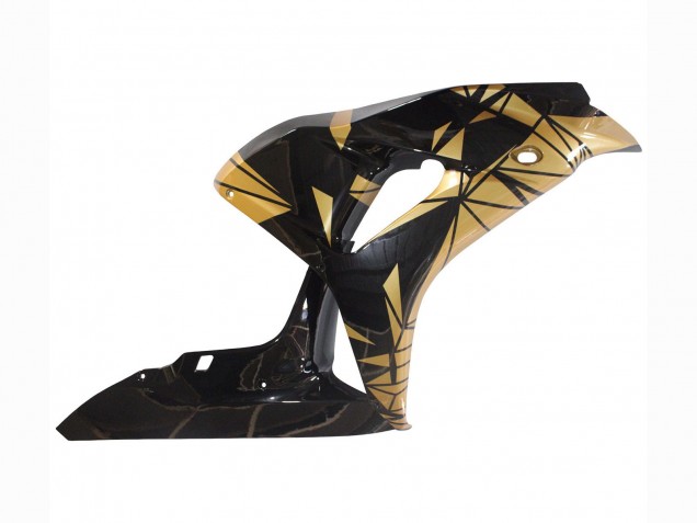 2006-2007 Honda CBR1000RR Motorcycle Fairings - Gold Glossy Black Australia