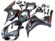 2006-2007 Honda CBR1000RR Motorcycle Fairings - Matte Black Red Decals Australia