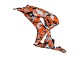 2006-2007 Honda CBR1000RR Motorcycle Fairings - Black Orange Silver Camouflage Australia