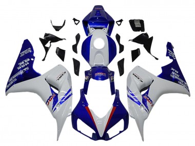 Affordable 2006-2007 Honda CBR1000RR Motorcycle Fairings - White Red Blue HRC Australia