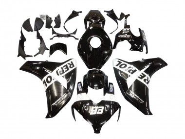 Affordable 2008-2011 Honda CBR1000RR Motorcycle Fairings - Glossy Black White Repsol 93 Australia