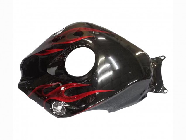 2008-2011 Honda CBR1000RR Motorcycle Fairing - Glossy Black Red Flame Australia