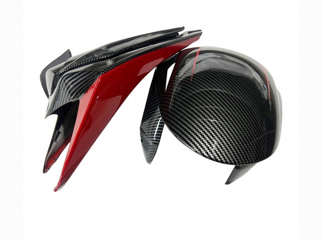 2008-2011 Honda CBR1000RR Motorcycle Fairings - Black Carbon Fiber Red Australia