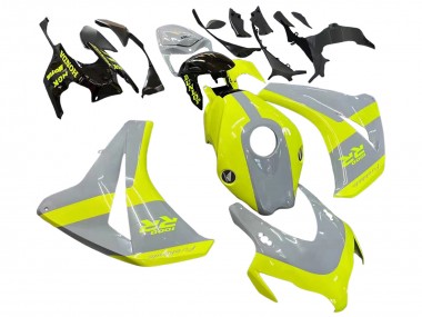 Affordable 2008-2011 Honda CBR1000RR Motorcycle Fairings - Nardo Grey Fluorescent Green Australia