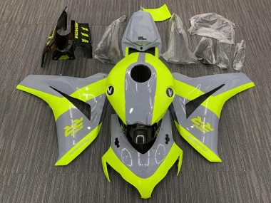 Affordable 2008-2011 Honda CBR1000RR Motorcycle Fairings - Nardo Grey Fluorescent Green Australia