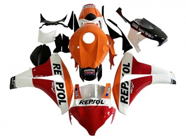 Affordable 2008-2011 Honda CBR1000RR Motorcycle Fairing - Orange White Red Glossy Black Repsol HRC Australia