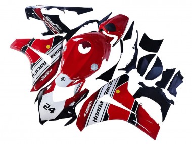 Affordable 2008-2011 Honda CBR1000RR Motorcycle Fairings - White Red Glossy Black Racing 24 Australia