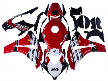Affordable 2008-2011 Honda CBR1000RR Motorcycle Fairings - White Red Glossy Black Racing 24 Australia