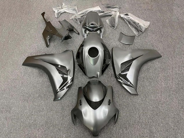 2008-2011 Honda CBR1000RR Motorcycle Fairing - Grey Glossy Black Australia