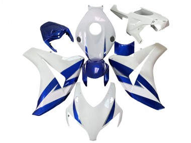 Affordable 2008-2011 Honda CBR1000RR Motorcycle Fairings - White Blue Australia
