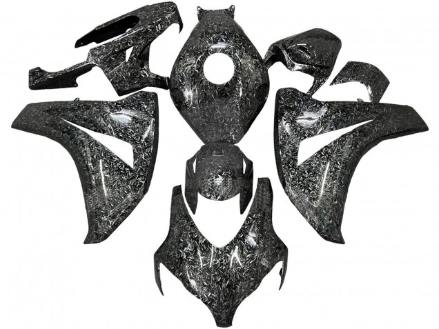 2008-2011 Honda CBR1000RR Motorcycle Fairings - Black Forged Carbon Fiber Australia