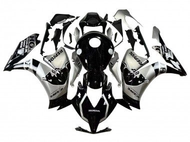 Affordable 2012-2016 Honda CBR1000RR Motorcycle Fairings - Silver Glossy Black Repsol Red Bull Australia