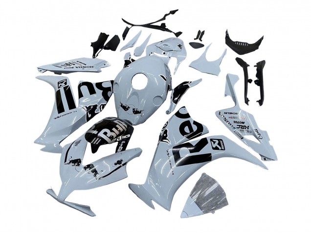 2012-2016 Honda CBR1000RR Motorcycle Fairings - Light Grey Glossy Black Red Bull Australia