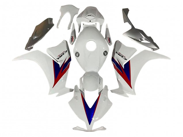 2012-2016 Honda CBR1000RR Motorcycle Fairings - White Red Blue HRC Australia
