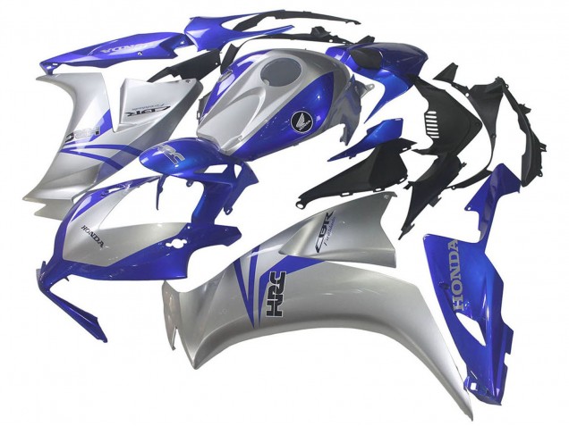2012-2016 Honda CBR1000RR Motorcycle Fairings - Silver Blue HRC Australia