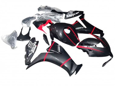 Affordable 2012-2016 Honda CBR1000RR Motorcycle Fairings - Black Carbon Fiber Red Australia