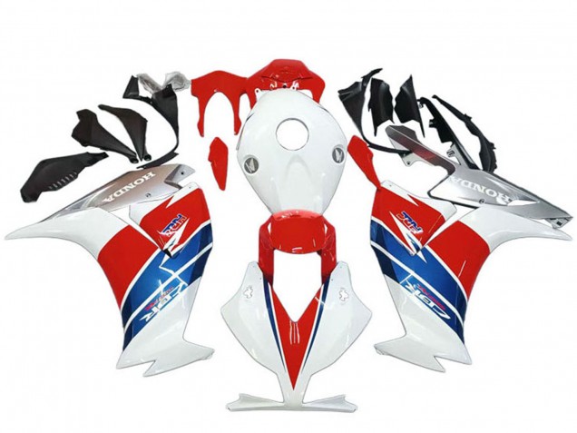 2012-2016 Honda CBR1000RR Motorcycle Fairings - White Silver Blue Red Australia