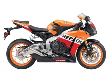 Affordable 2012-2016 Honda CBR1000RR Motorcycle Fairings - Orange White Red Repsol Australia