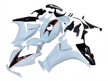 Affordable 2012-2016 Honda CBR1000RR Motorcycle Fairings - White Glossy Black Australia