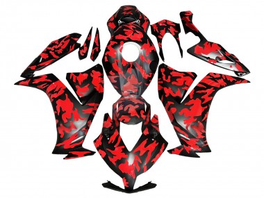 Affordable 2012-2016 Honda CBR1000RR Motorcycle Fairings - Red Glossy Black Australia