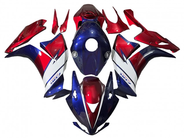 2012-2016 Honda CBR1000RR Motorcycle Fairings - Red Blue White Fireblade Australia